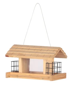 Dehner Natura Premium Vogelhäuser & Futterspender > Futterhaus Aosta, ca. B28/H17,5/T19 cm