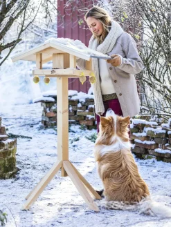 Dehner Natura Premium Futterhaus Karwendel, , ca. B71,4/H27,7/T52 cm Best