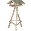 Dehner Natura Premium Futterhaus Nürnberg mit Heudach, inkl. Ständer Birkenholz, ca. B60/H130/T60 cm Outlet