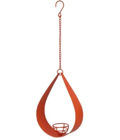 Dehner Natura Premium Futterstelle Gota, ca. B14,5/H43,5/T6 cm Orange New