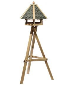 Dehner Natura Premium Vogelhäuser & Futterspender - Futterhaus Achensee, inkl. Ständer Ellmau, ca. B68/H148/T62 cm