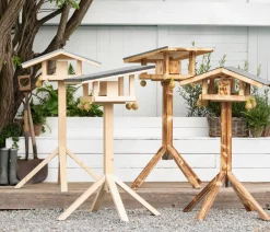 Dehner Natura Premium Vogelhäuser & Futterspender - Futtersäule Chloe Kupfer