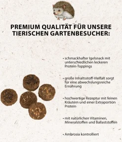 Dehner Natura Premium Igelfutter Igel-Keks Mix Hot