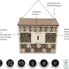 Dehner Natura Premium Nützling & Insektenhotels > Insektenhotel Andrena, ca. B29,5/H29/T9,9 cm
