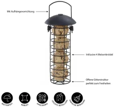 Dehner Natura Premium Meisenknödel-Säule gefüllt New