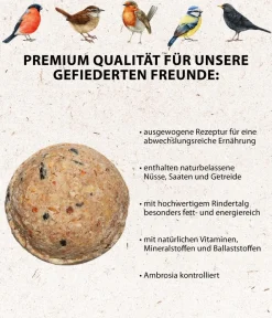 Dehner Natura Premium Meisenknödel-Säule gefüllt New