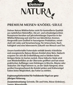 Dehner Natura Premium Meisenknödel-Säule gefüllt New