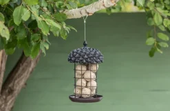 Dehner Natura Premium Vogelhäuser & Futterspender > Meisenknödel-Säule Louise, ca. Ø18/H30 cm