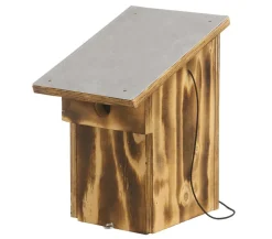 Dehner Natura Premium Nistkästen > Nistkasten Salazar mit Aludach, ca. B14,5/H28,5/T18,5 cm