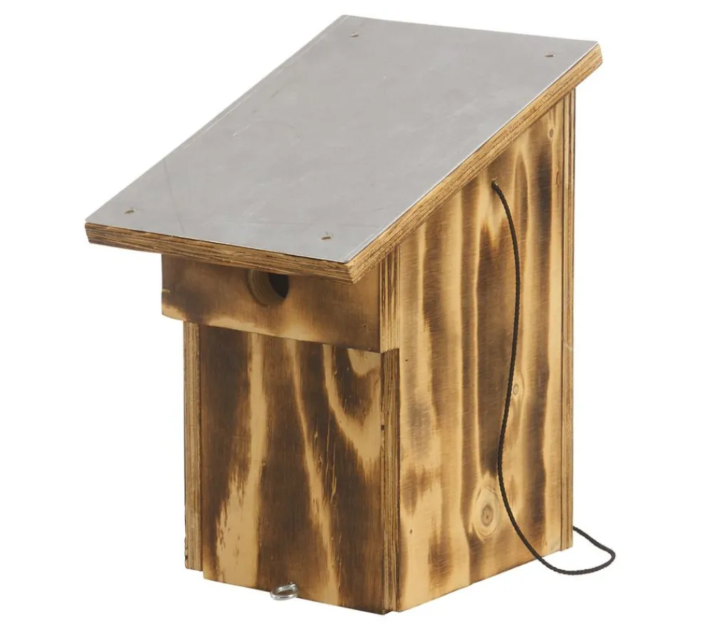 Dehner Natura Premium Nistkästen > Nistkasten Salazar mit Aludach, ca. B14,5/H28,5/T18,5 cm