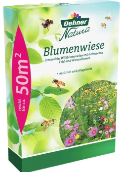 Dehner Natura Premium Rasensamen > Saatgut 'Blumenwiese'