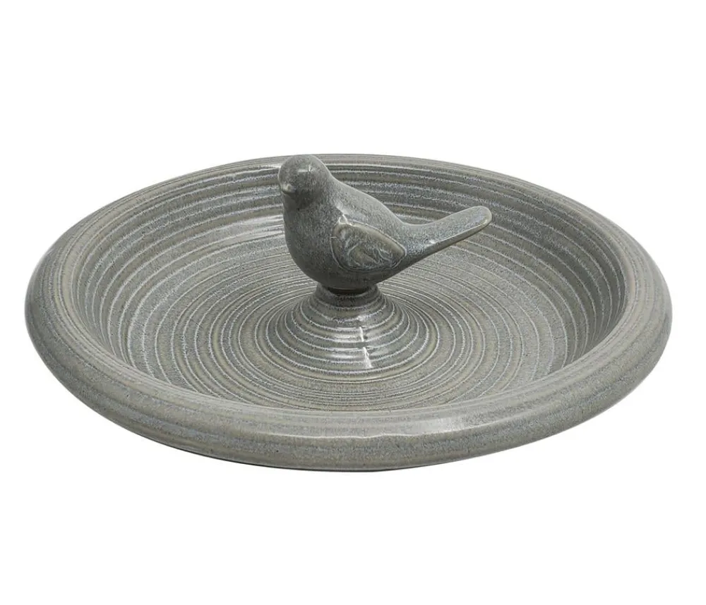 Dehner Natura Premium Vogeltränke Natal, ca. Ø29,5/H10,6 cm Grau Outlet