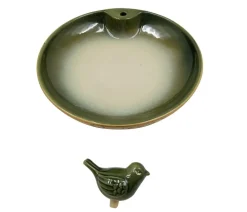 Dehner Natura Premium Vogeltränken|Gartenzwerge & Gartenfiguren - Vogeltränke Punto, ca. Ø28,5/H6 cm