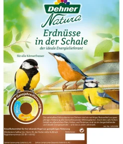 Dehner Natura Premium Wildvogelfutter Erdnüsse in der Schale, 500 g Outlet