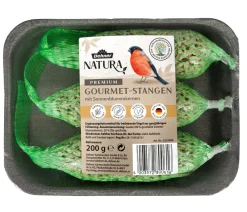 Dehner Natura Premium Wildvogelfutter Gourmet-Stangen mit Sonnenblumenkernen, 200 g Sale