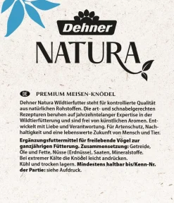 Dehner Natura Premium Meisenknödel - Wildvogelfutter Meisenknödel im Eimer, ohne Netz