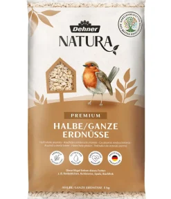 Dehner Natura Premium Wildvogelfutter & Snacks > Wildvogelfutter Halbe/Ganze Erdnüsse