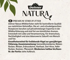 Dehner Natura Premium Wildvogelfutter & Snacks > Wildvogel Streufutter