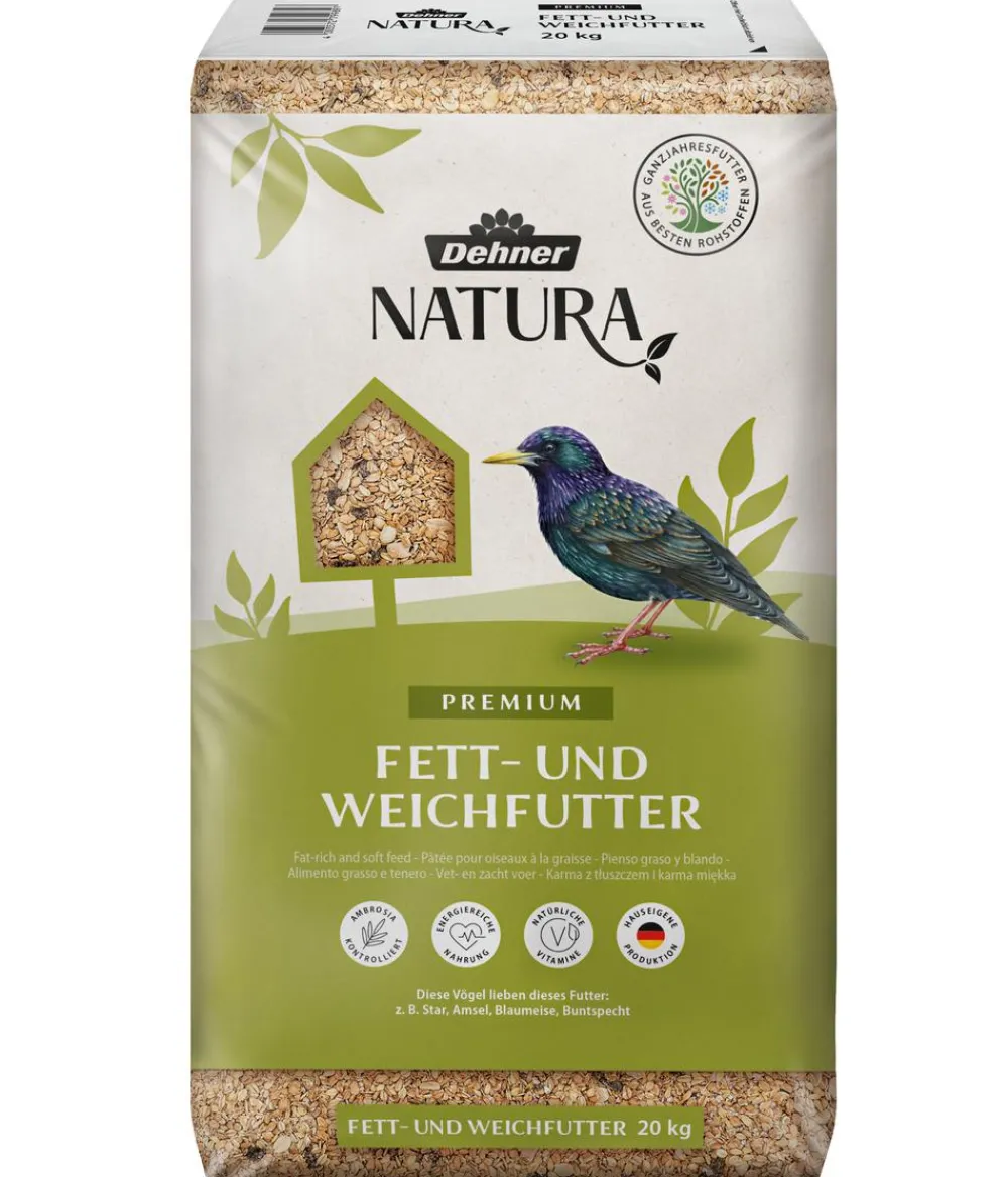 Dehner Natura Premium Wildvogelfutter & Snacks > Wildvogel Fett- und Weichfutter