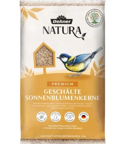 Dehner Natura Premium Wildvogelfutter & Snacks > Wildvogelfutter Geschälte Sonnenblumenkerne