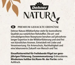 Dehner Natura Premium Wildvogelfutter Gehackte Erdnüsse Outlet