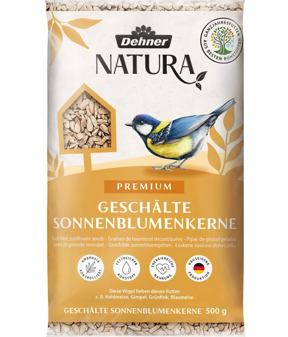 Dehner Natura Premium Wildvogelfutter Geschälte Sonnenblumenkerne Discount