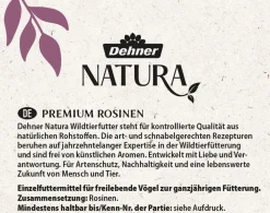 Dehner Natura Premium Wildvogelfutter Rosinen