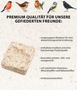 Dehner Natura Premium Wildvogelfutter & Snacks|Meisenknödel > Wildvogelfutter-Set, Meisenknödel & Weichfutter, 2-teilig
