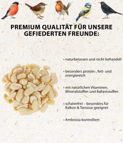 Dehner Natura Premium Wildvogelfutter & Snacks > Wildvogelfutter Gourmet-Snackstange mit gehackten Erdnüssen