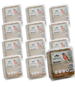 Dehner Natura Premium Wildvogel Futtertafel mit Erdnüssen, 12x300 g New