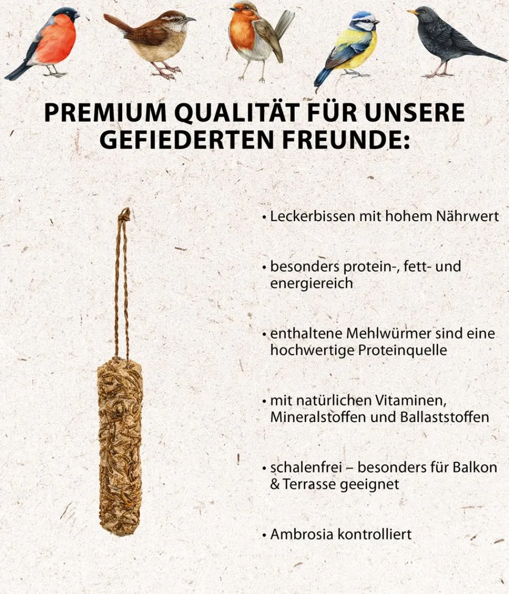 Dehner Natura Premium Wildvogelfutter & Snacks - Wildvogelfutter Sonnenblumenkerne