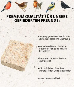 Dehner Natura Premium Wildvogelfutter & Snacks - Wildvogel Streufutter schalenfrei