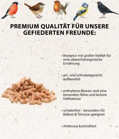 Dehner Natura Premium Wildvogelfutter Gourmet Sticks mit Beeren Best