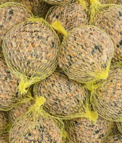 Dehner Natura Premium Meisenknödel - Wildvogelfutter Mohn-Meisenknödel im Eimer, mit Netz, 30 Stk.