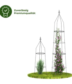 Dehner Rankgitter & Obelisken > Obelisk-Set Ilaria, 2-teilig