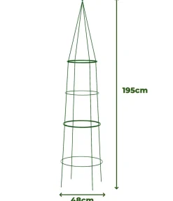 Dehner Obelisk-Set Pietro, 2-teilig Grün Outlet