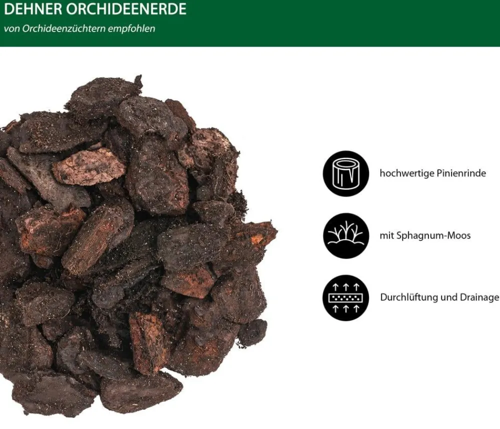 Dehner Blumenerde|Spezialerde > Orchideenerde, 5 l