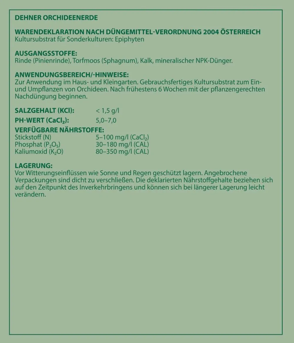 Dehner Blumenerde|Spezialerde > Orchideenerde, 5 l