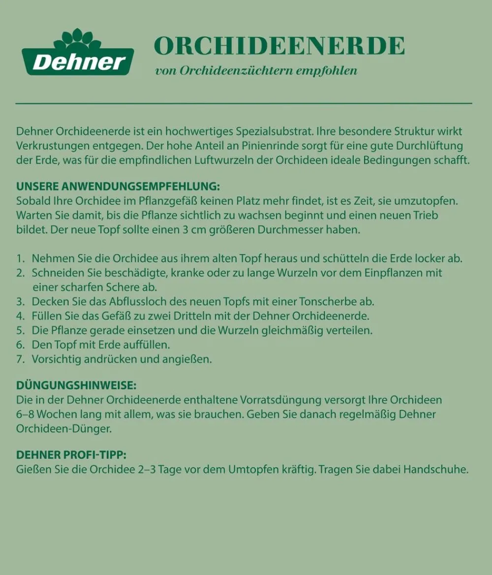 Dehner Blumenerde|Spezialerde > Orchideenerde, 5 l