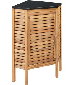 Dehner Gartenschränke & -Regale > Outdoor-Küche Eckregal Southampton, ca. B50/H90/T50 cm