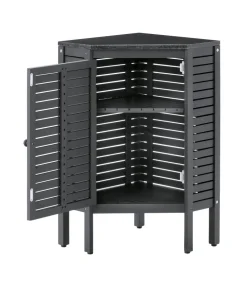 Dehner Outdoor-Küche Eckregal Southampton, ca. B50/H90/T50 cm Anthrazit Best