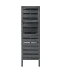 Dehner Gartenschränke & -Regale - Outdoor-Küche Hochschrank Southampton, ca. B100/H165/T50 cm Anthrazit