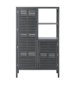 Dehner Gartenschränke & -Regale - Outdoor-Küche Hochschrank Southampton, ca. B100/H165/T50 cm Anthrazit