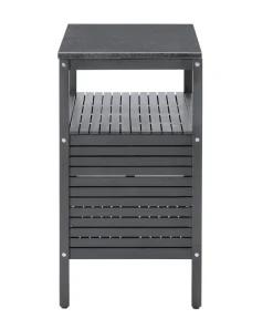 Dehner Gartenschränke & -Regale - Outdoor-Küche Schrank Southampton, ca. B100/H90/T50 cm Anthrazit