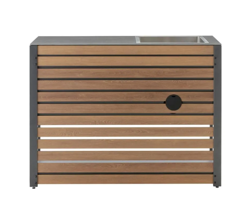 Dehner Outdoor-Küchen - Outdoor-Küche Spülschrank Loop, ca. B110/H91,5/T60 cm Grau