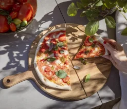 Dehner Pizzaöfen|Grillzubehör - Pizzaschneidebrett, ca. B43/H1,5/T32 cm Natur