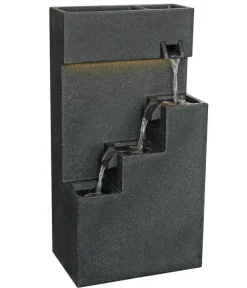 Dehner Gartenbrunnen > Polyethylen-Gartenbrunnen Gradino, solarfähig, ca. H80,5 cm