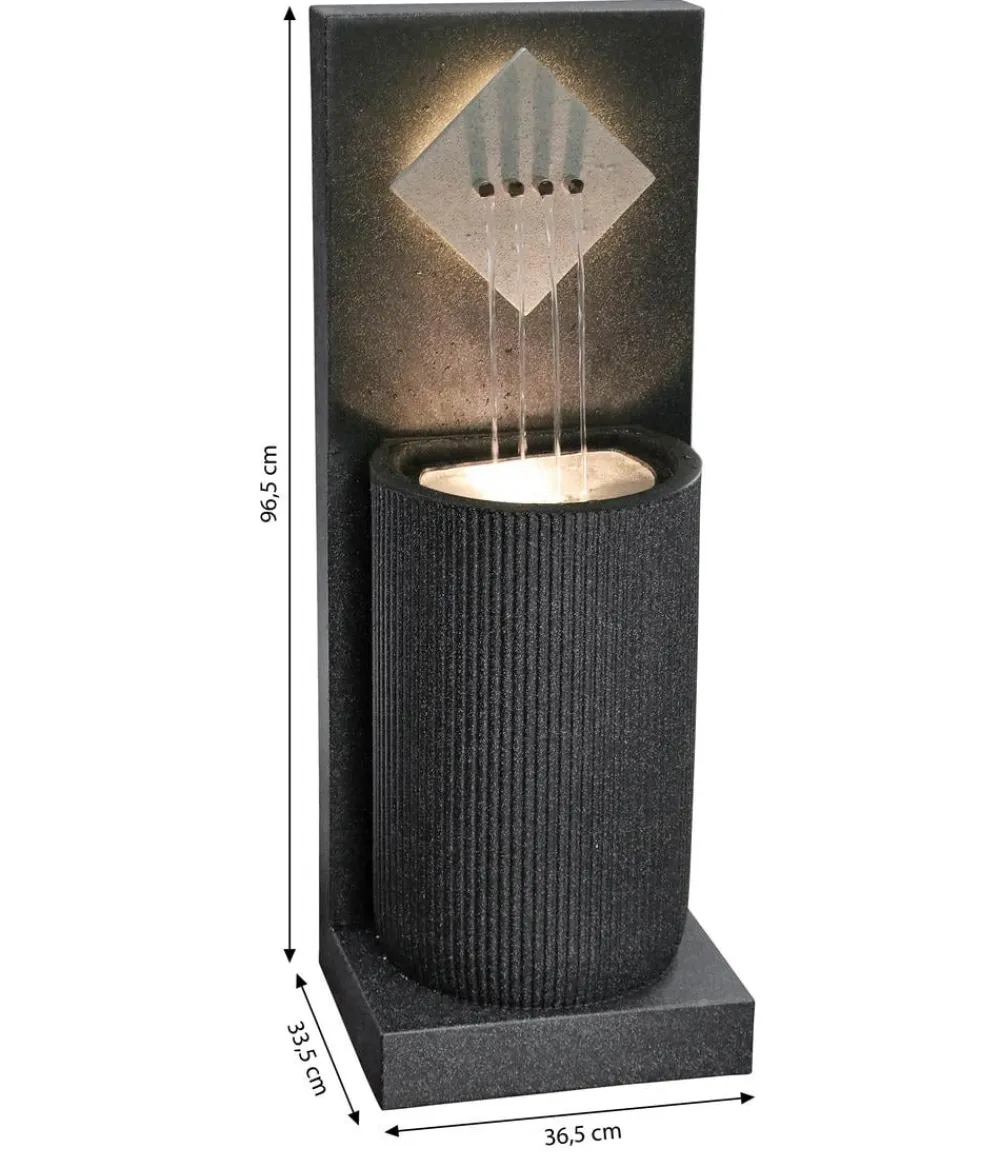 Dehner Polyethylen-Gartenbrunnen Triton, solarfähig, ca. H96,5 cm Best