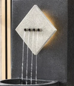 Dehner Polyethylen-Gartenbrunnen Triton, solarfähig, ca. H96,5 cm Best