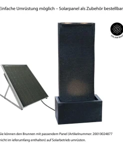Dehner Gartenbrunnen - Polyethylen-Gartenbrunnen Altero, solarfähig, ca. H107 cm